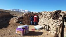 توزيع مساعدات للفائدة الرحل