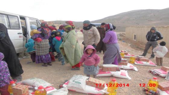 قافلة تضامنية لفائدة ساكنة واومترت