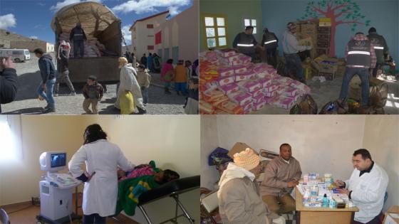 قافلة تضامنية لساكنة المو ابوري